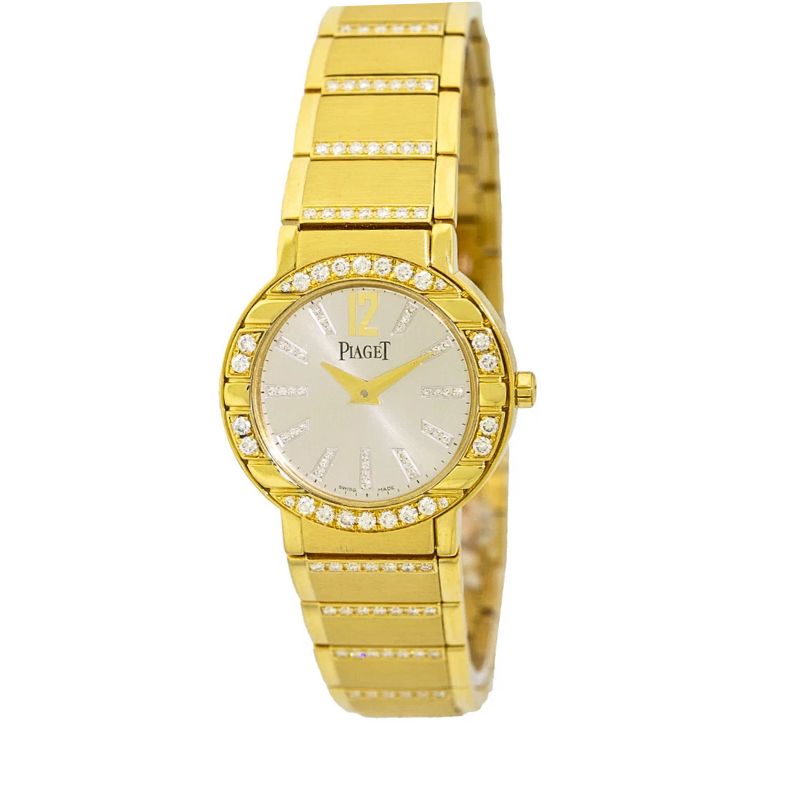 PIAGET Polo Ref #P10141, 28mm Case 18K Yellow with Diamonds