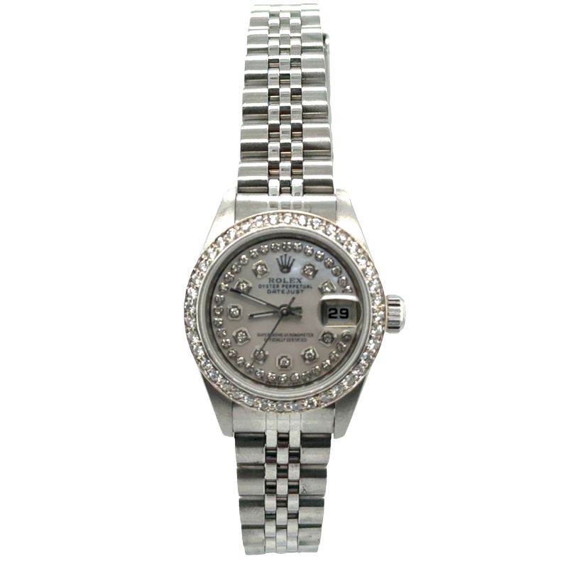 Rolex Ladies Datejust Ref #69174, Diamond Bezel and Dial