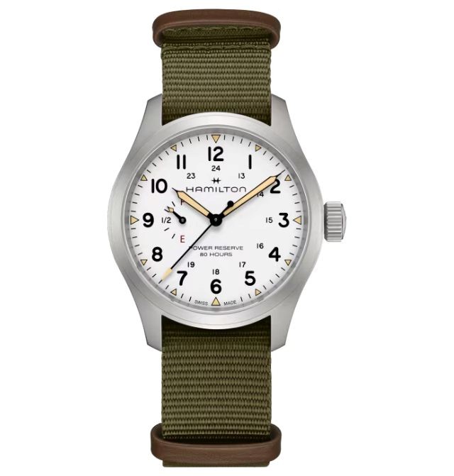 Khaki Field Mechanical Power Reserve 40mm #H69509910