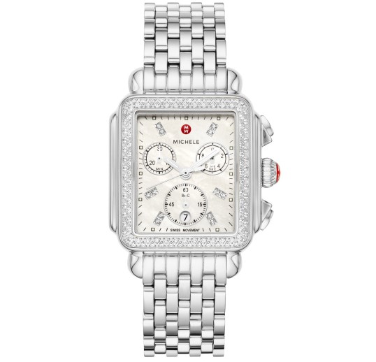 Michele Deco Chrono Diamond Bezel, MWW06A000775