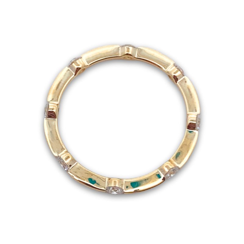 Lab Grown Diamond Station Ring, 0.40ctw - Image 2