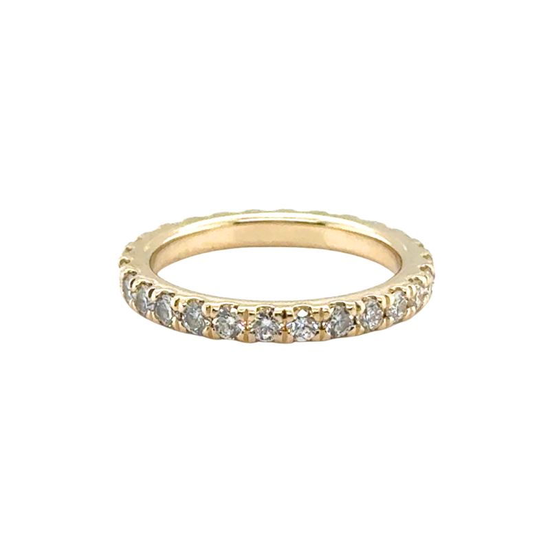 1.00ctw Lab Grown Diamond Eternity, 14kt Yellow