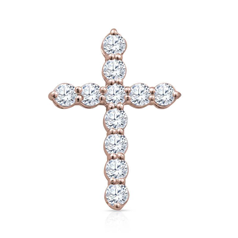 Timeless Medium Shared-Prong Cross - Image 4