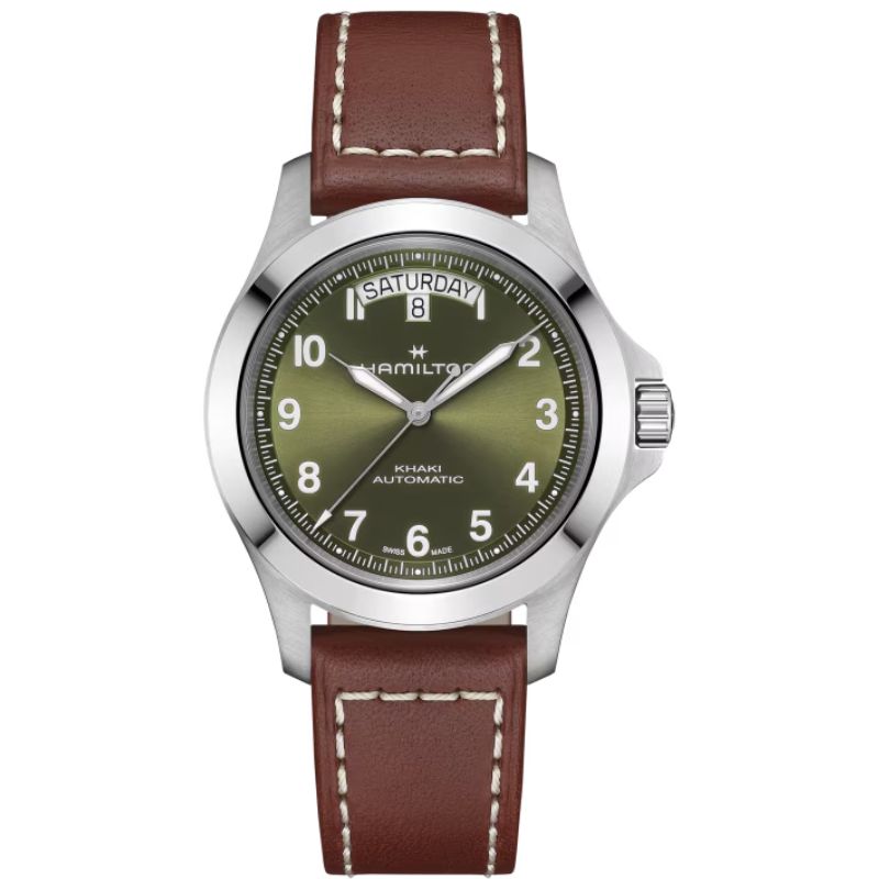 Green Dial Khaki King Auto, H64475560