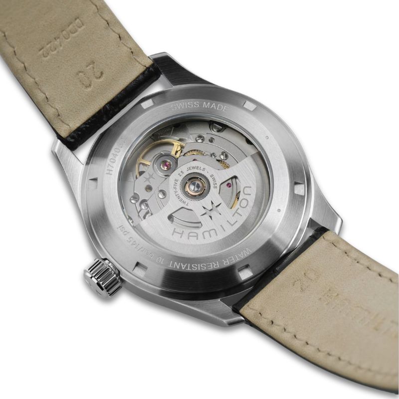 H70405710 Hamilton Khaki Field Murph Auto 38mm Antique White Dial - Image 2
