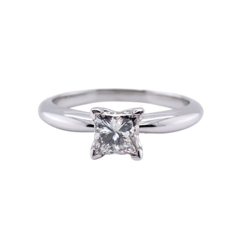 Classic Princess Solitaire Engagement Ring