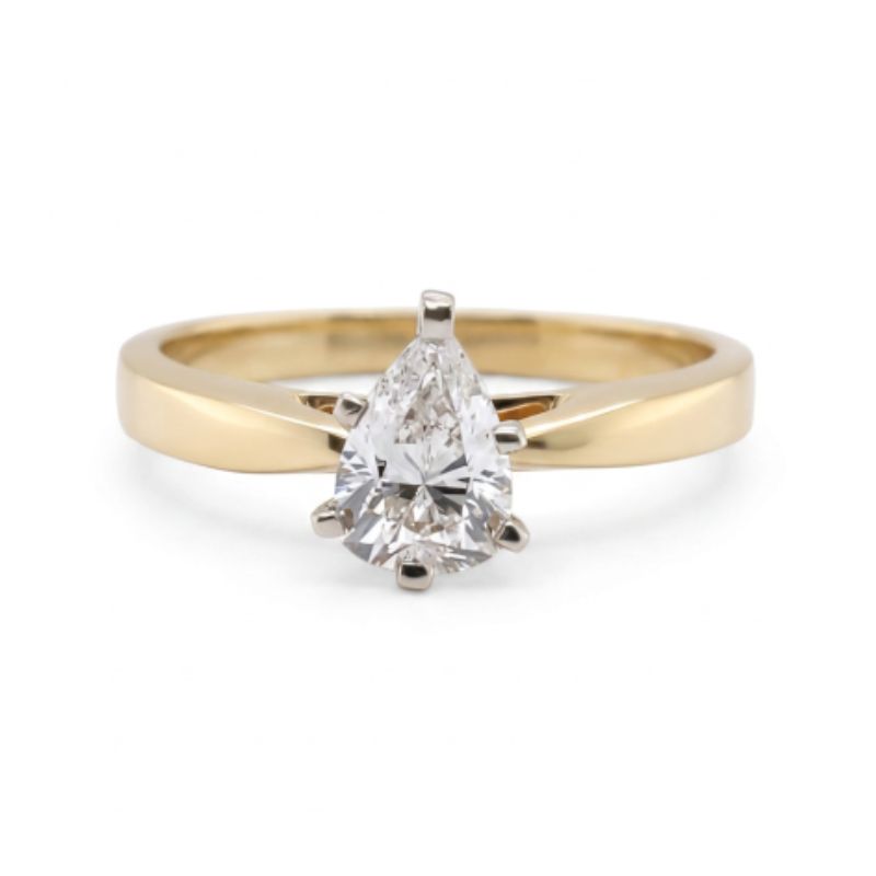 Classic Pear Engagement Ring 0.57ct