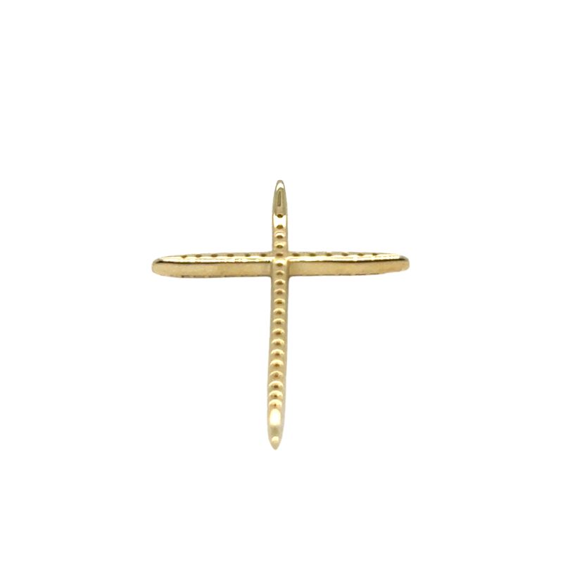 0.20ctw Northern Star Cross, 14kt Yellow - Image 3