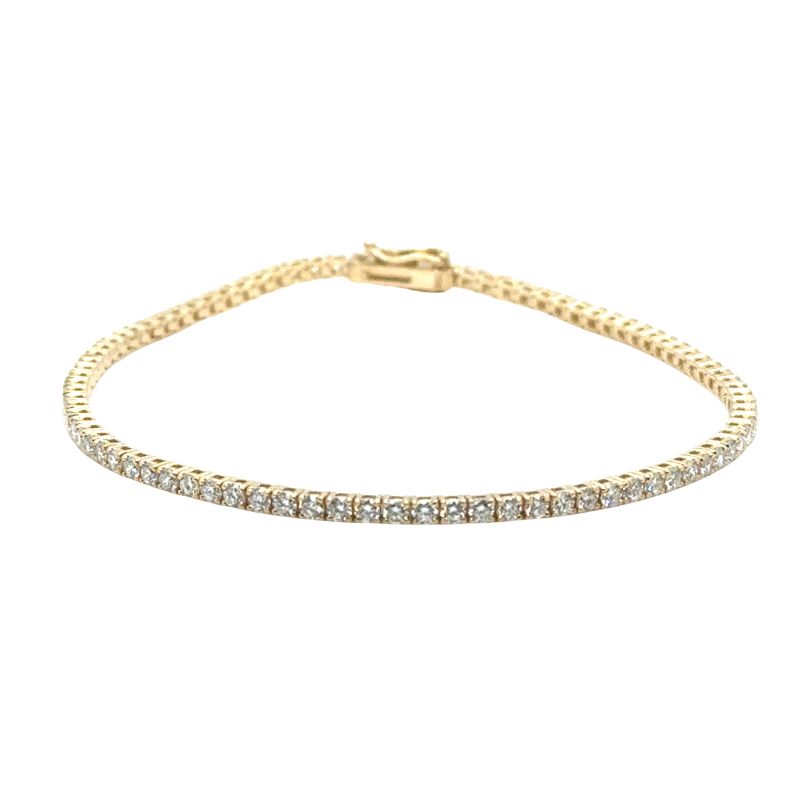 Classic Lab-Grwon Diamond Tennis Bracelet
