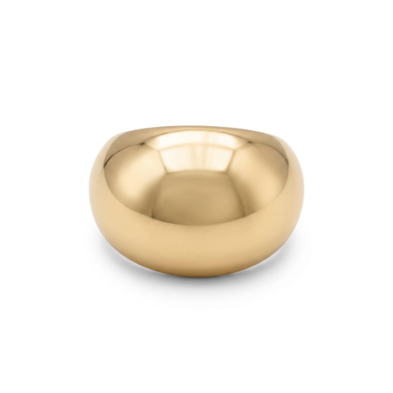 17mm Large Dome Fashion Ring, 14kt Yellow