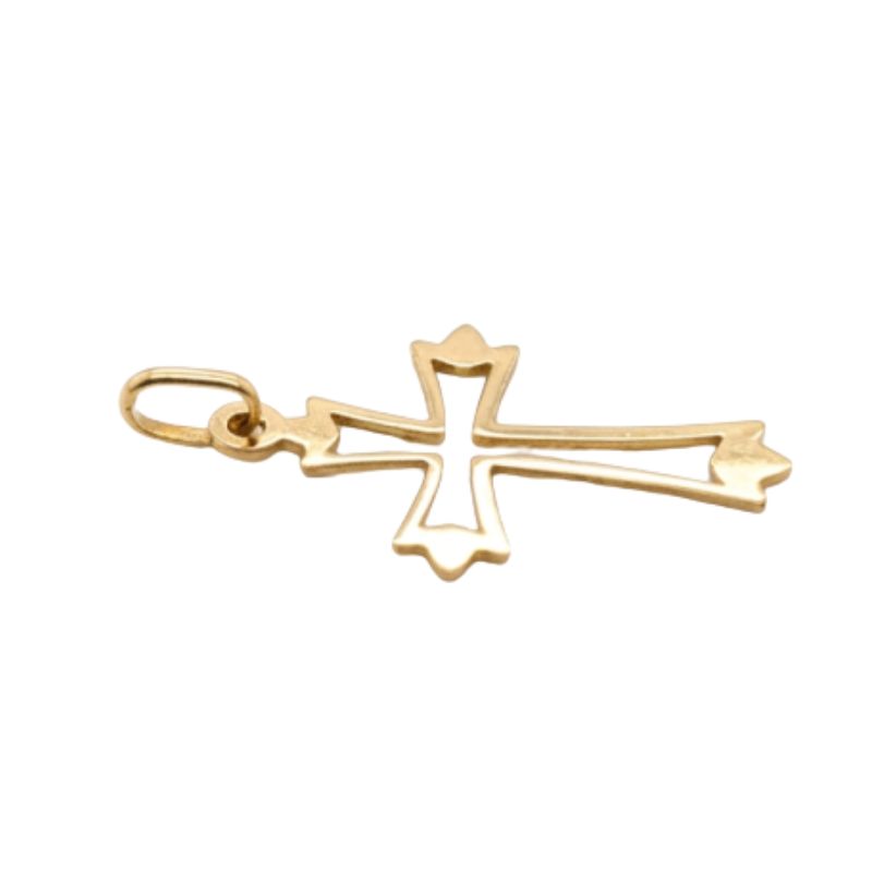 Open Cross, 18kt Yellow - Image 2