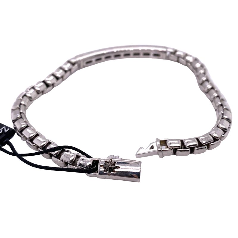 Zancan Cosmopolitan Sterling Silver Bracelet, Ref# EXB702-N - Image 3