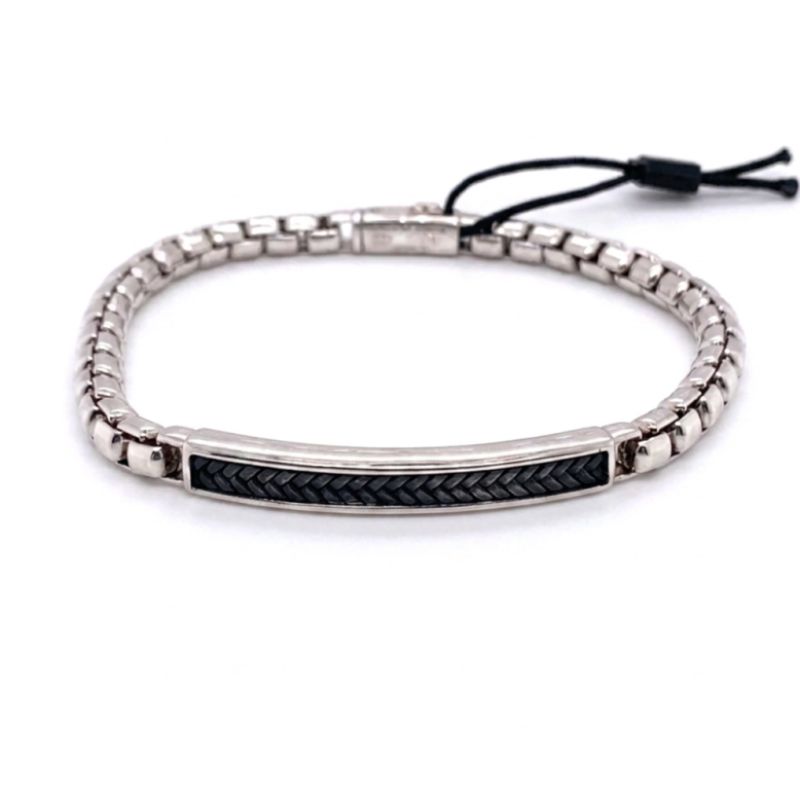 Zancan Cosmopolitan Sterling Silver Bracelet, Ref# EXB702-N