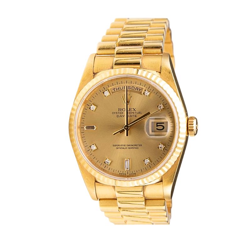 Rolex Day Date 36mm, Ref #18038, Single Quick, 18kt Yellow
