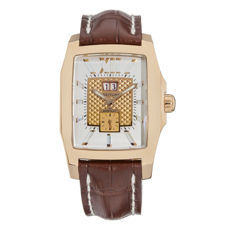 Breitling Bentley Flying B, 18kt Yellow on Strap