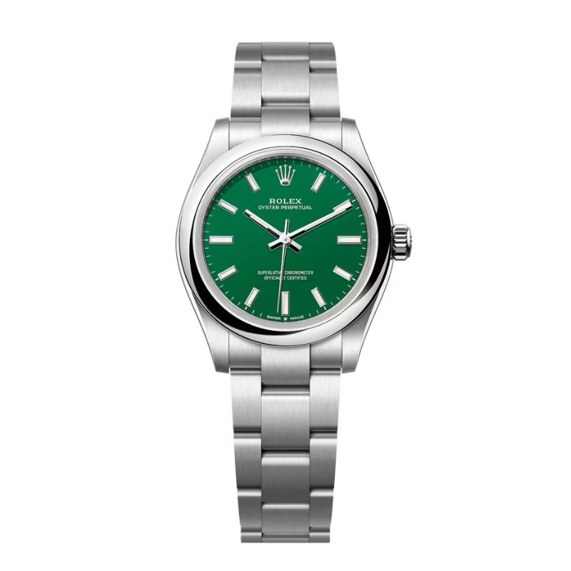 Rolex Oyster Perpetual 31mm Green Dial, Ref #277200