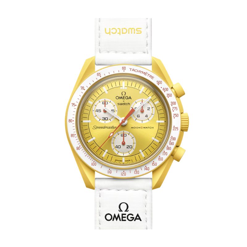 Omega X Swatch Bioceramic Moonswatch Mission to Sun. Ref #SO33J100