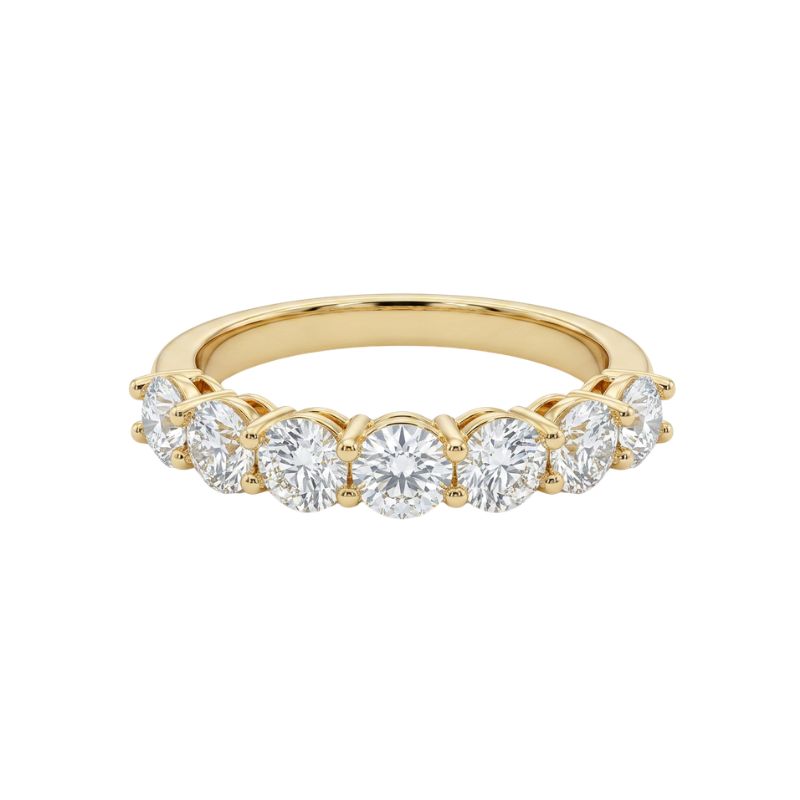 Lab Grown Diamond Band, 14kt Yellow Gold