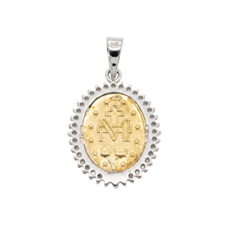 Oval Miraculous Metal with Diamond Frame, 0.36ct - Image 3