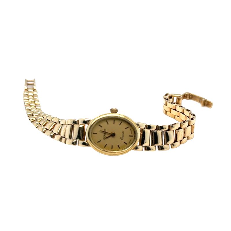 Vintage Gold Geneve Watch, 14kt Yellow - Image 3