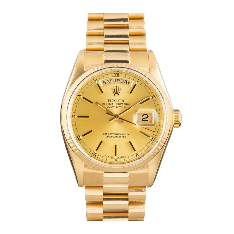 Rolex Day Date 36mm, Ref #18038, Single Quick, 18kt Yellow