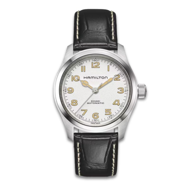 H70405710 Hamilton Khaki Field Murph Auto 38mm Antique White Dial