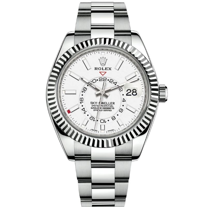 Rolex Skydweller White Dial Oyster Bracelet, 326934